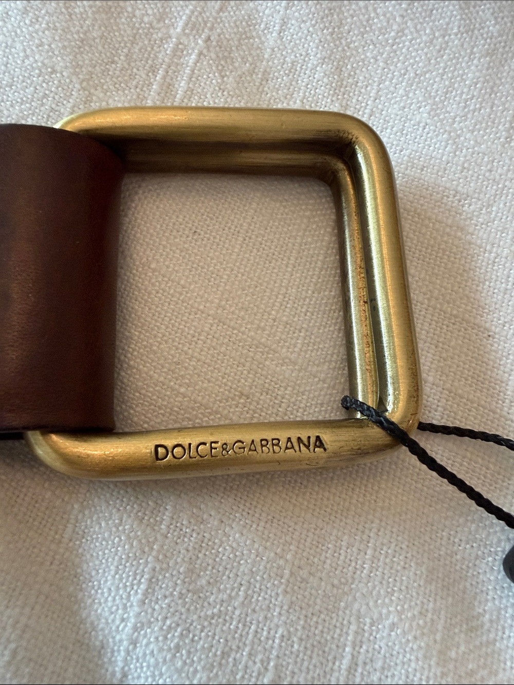 D&G Studded Burgundy Women's Waist Belt